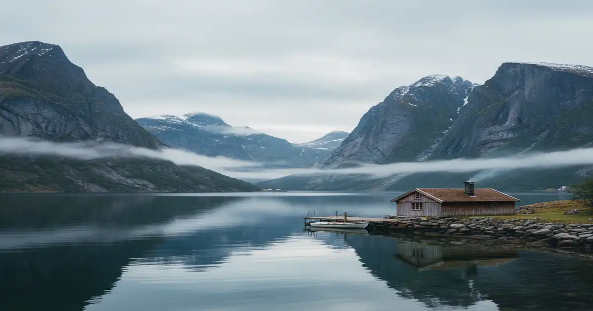 Ferienhaus Norwegen am Fjord