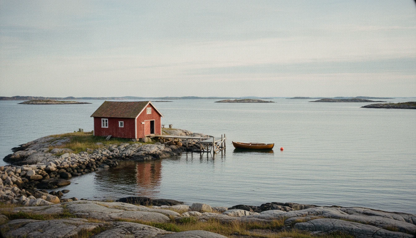Ferienhaus Norwegen auf einer Insel