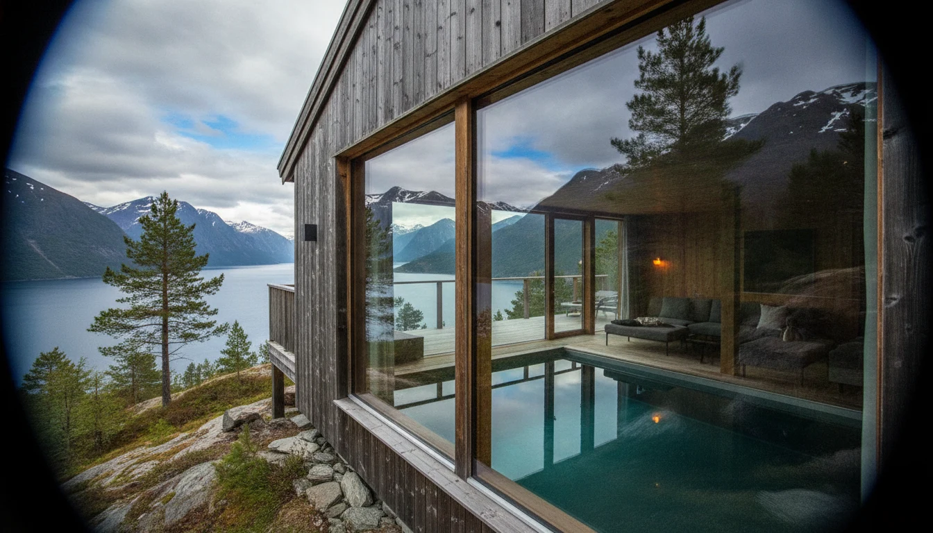 Ferienhaus Norwegen mit Pool