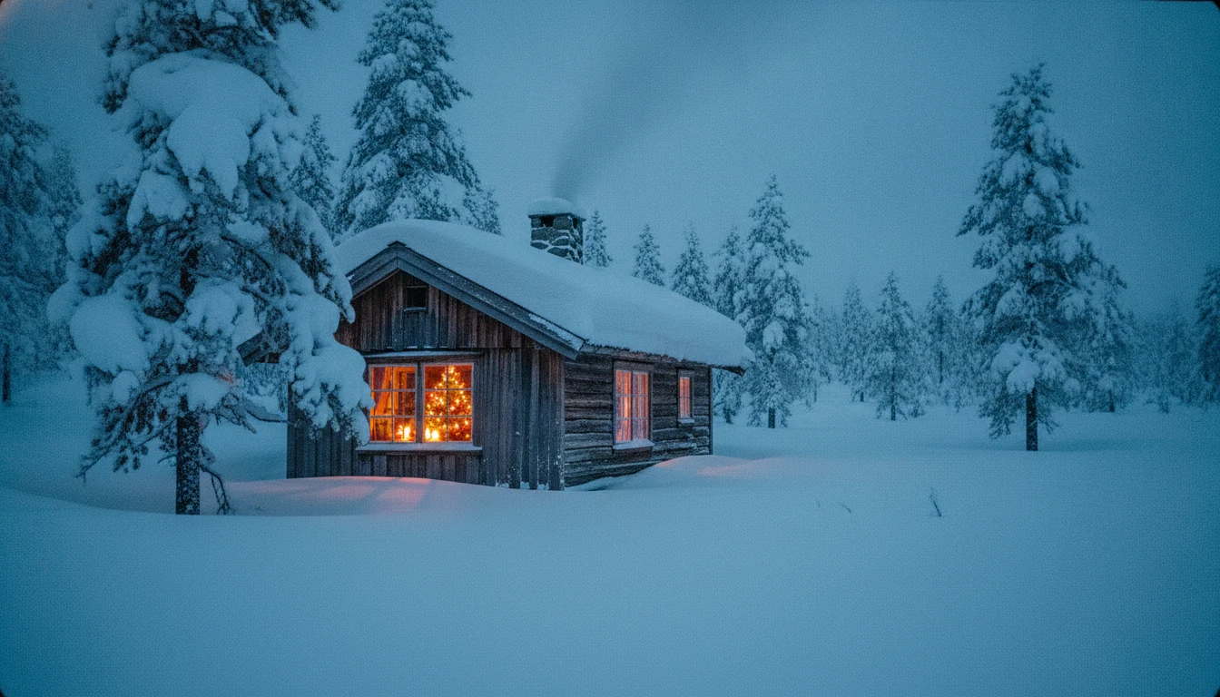 Ferienhaus Norwegen an Weihnachten