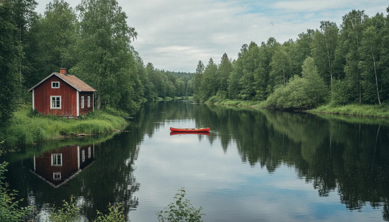 Ferienhaus am Fluss