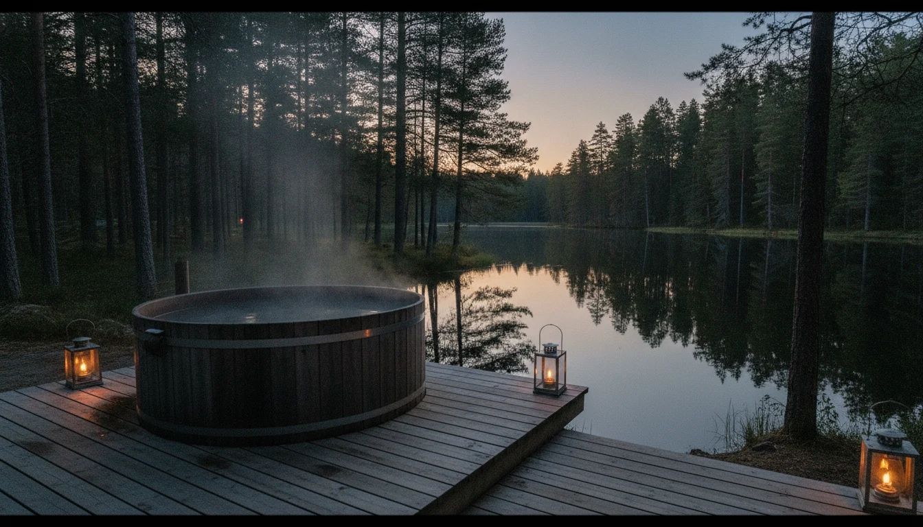 Ferienhaus mit Hot Tub
