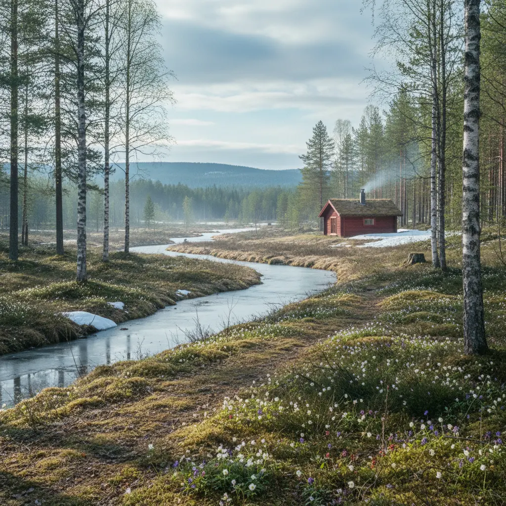 Finnland im Frühling