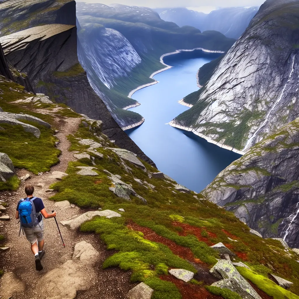 Fjordwanderungen in Norwegen