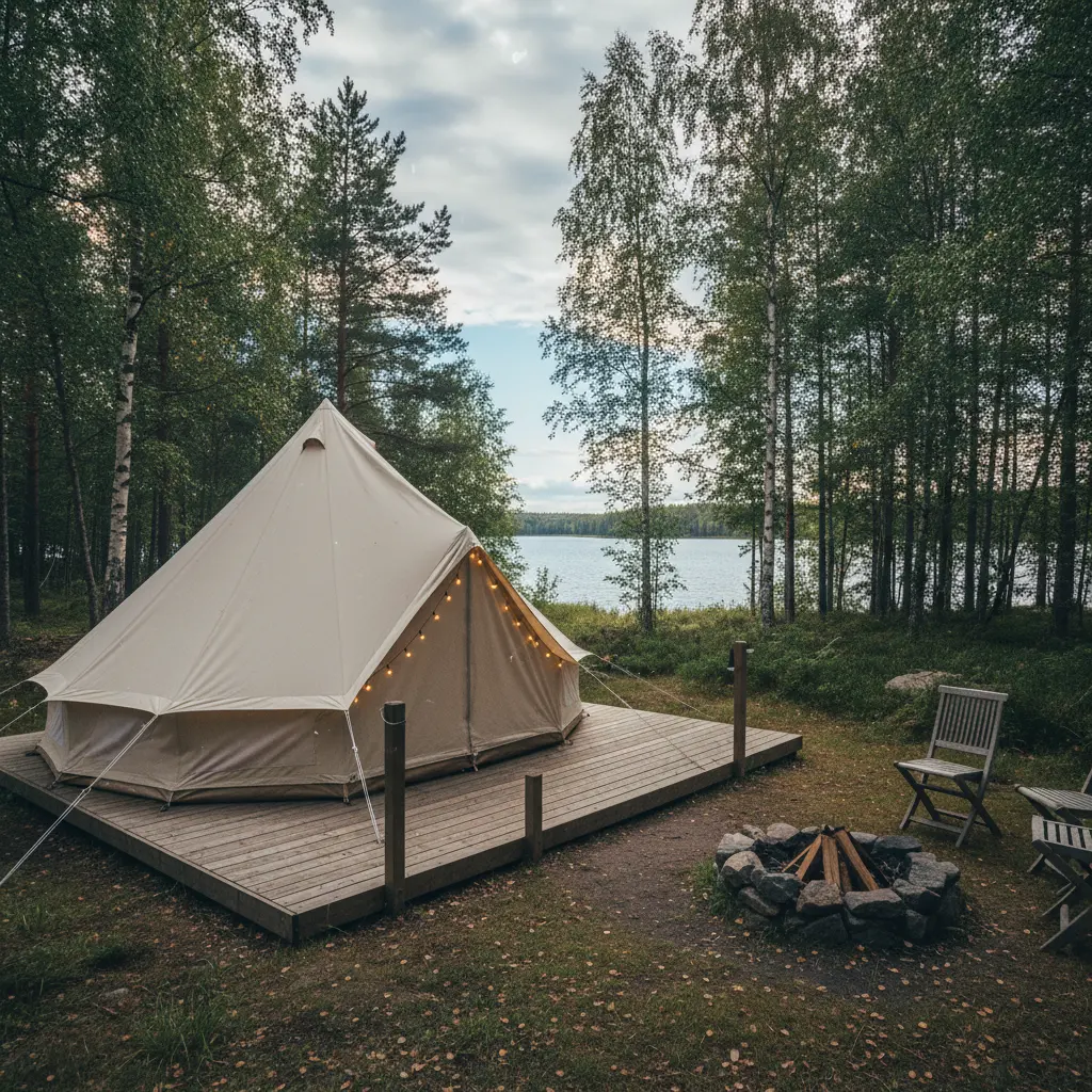 Glamping in Schweden
