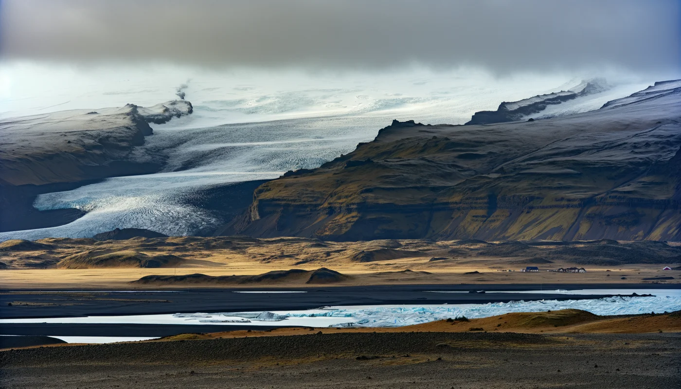 Gletscher und Vulkane