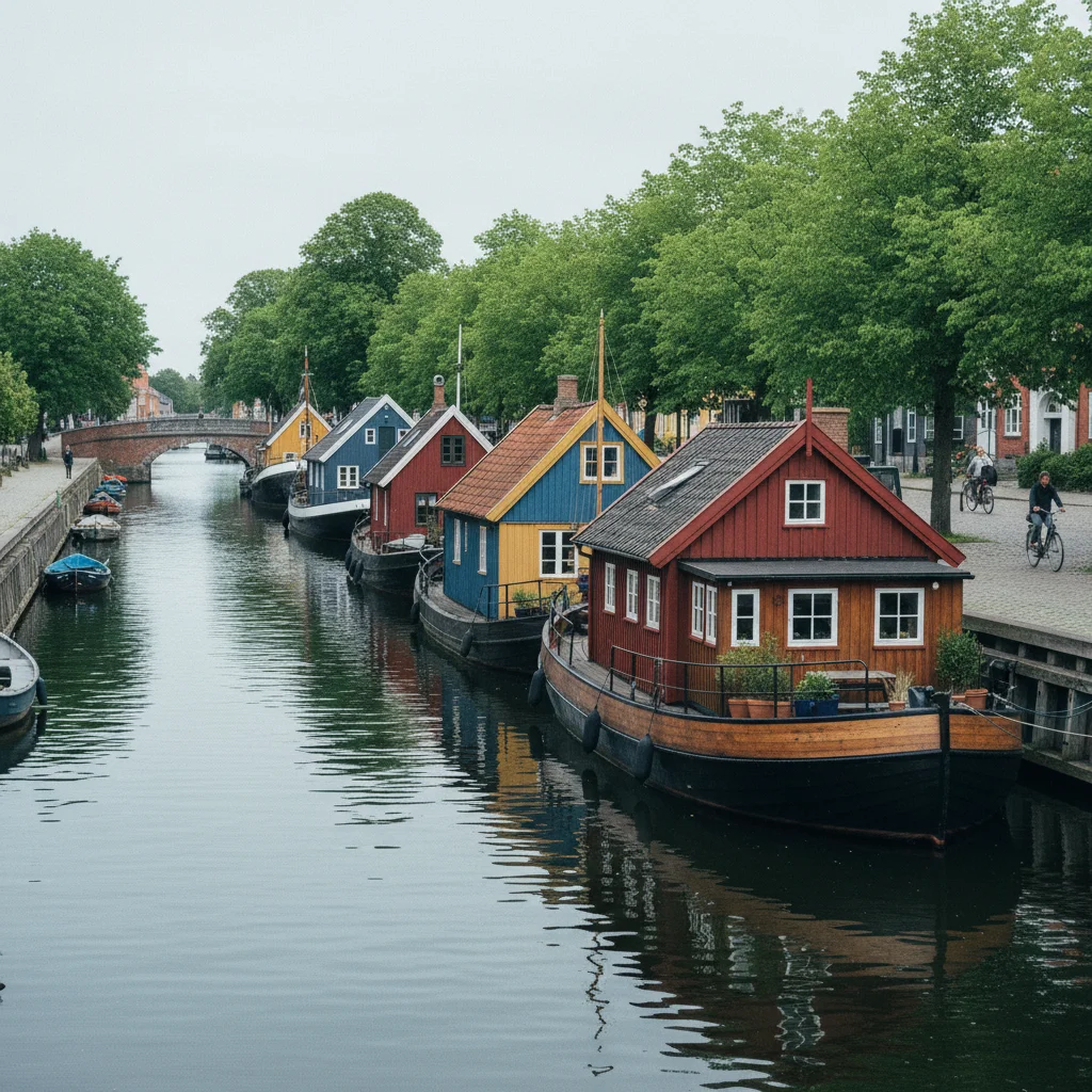 Hausboote in Dänemark