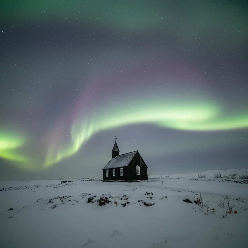 Island im Winter