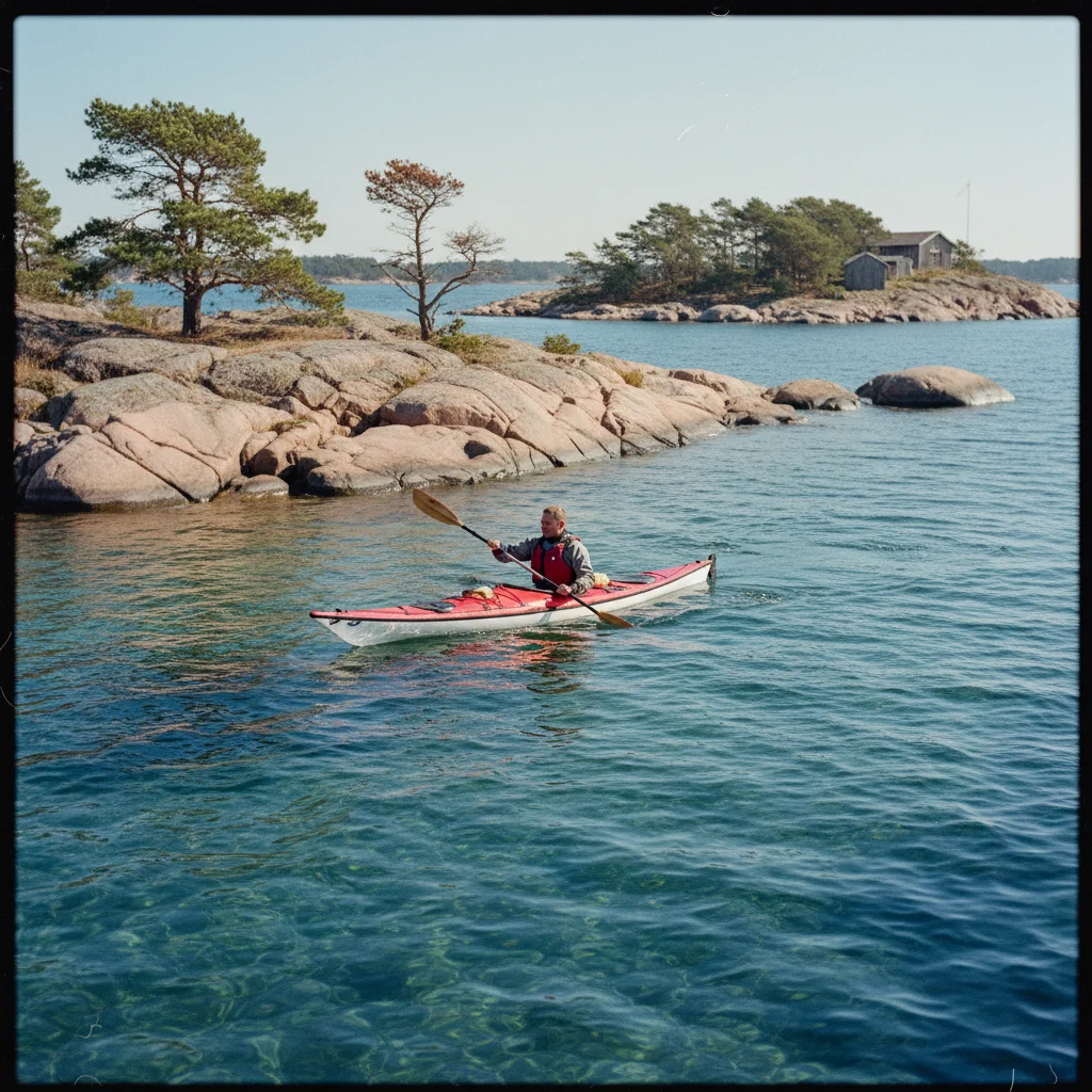 Kayaking in Schweden