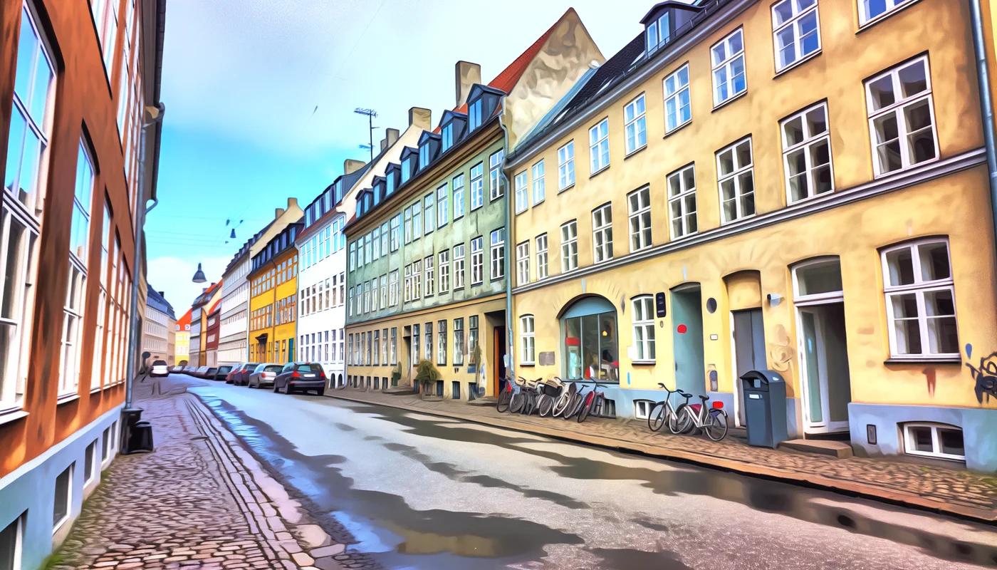 Mit dem Fahrrad durch Kopenhagen
