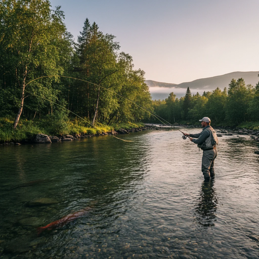 Lachsangeln in Norwegen