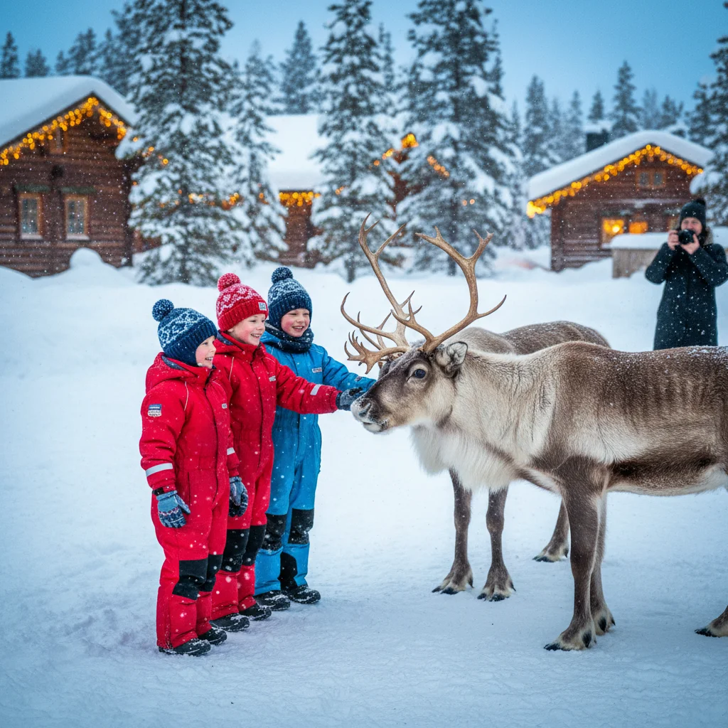 Lappland mit Kindern