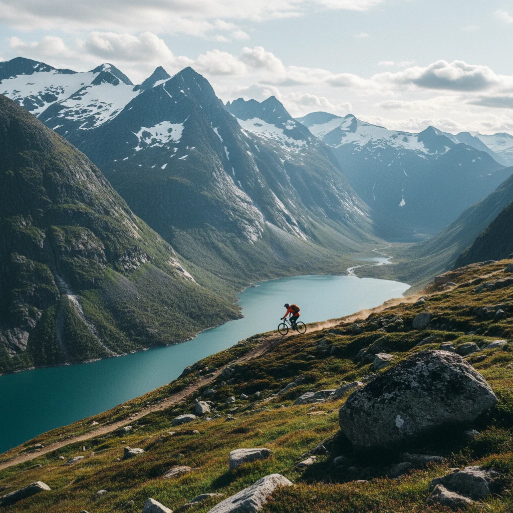 Mountainbiken in Norwegen