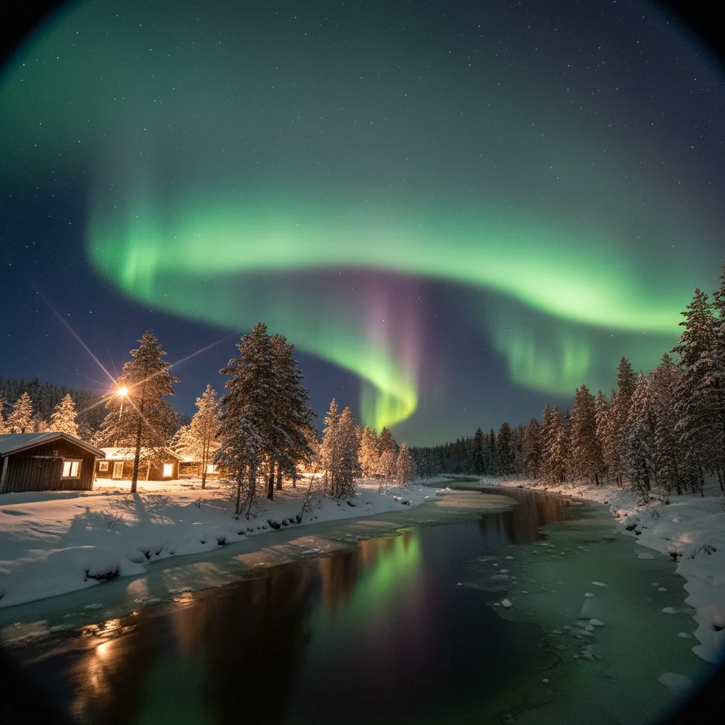Nordlichter in Schweden