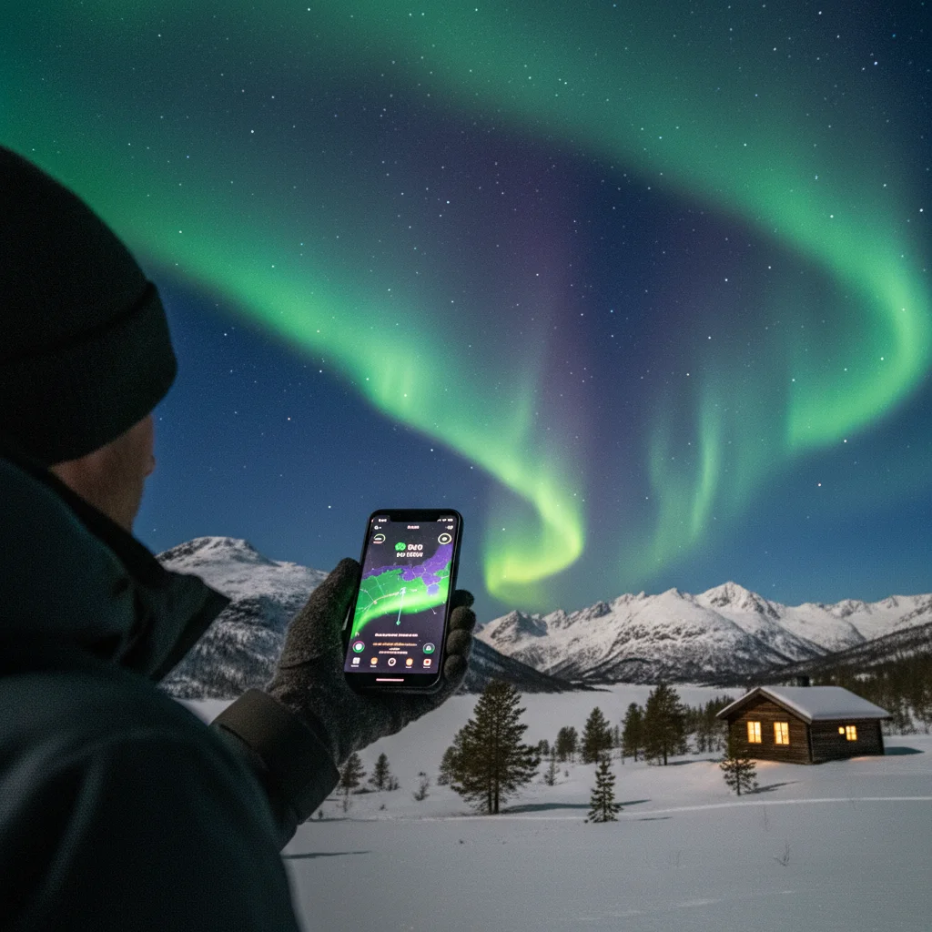 Nordlichter Vorhersage und Apps