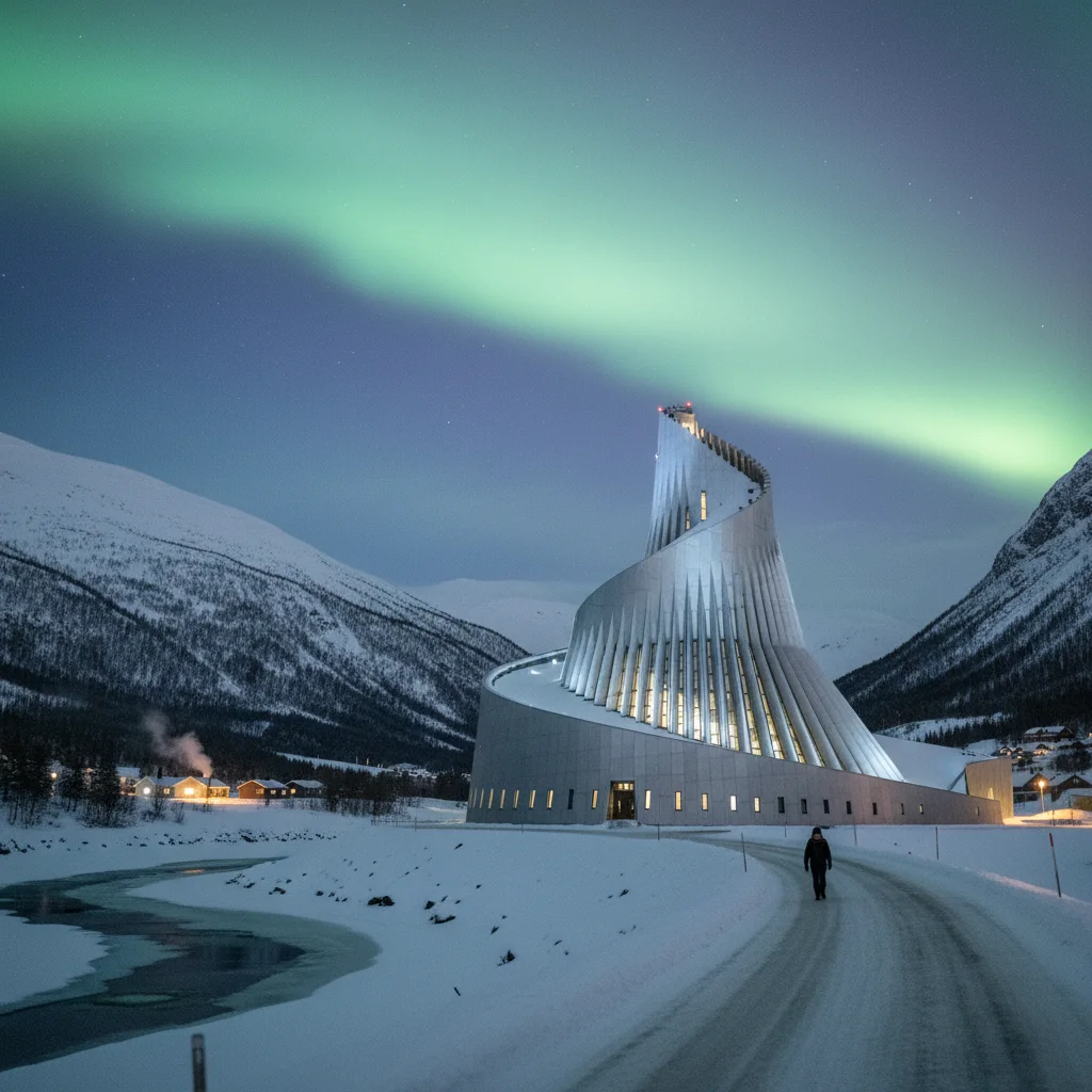 Nordlichtkathedrale in Alta