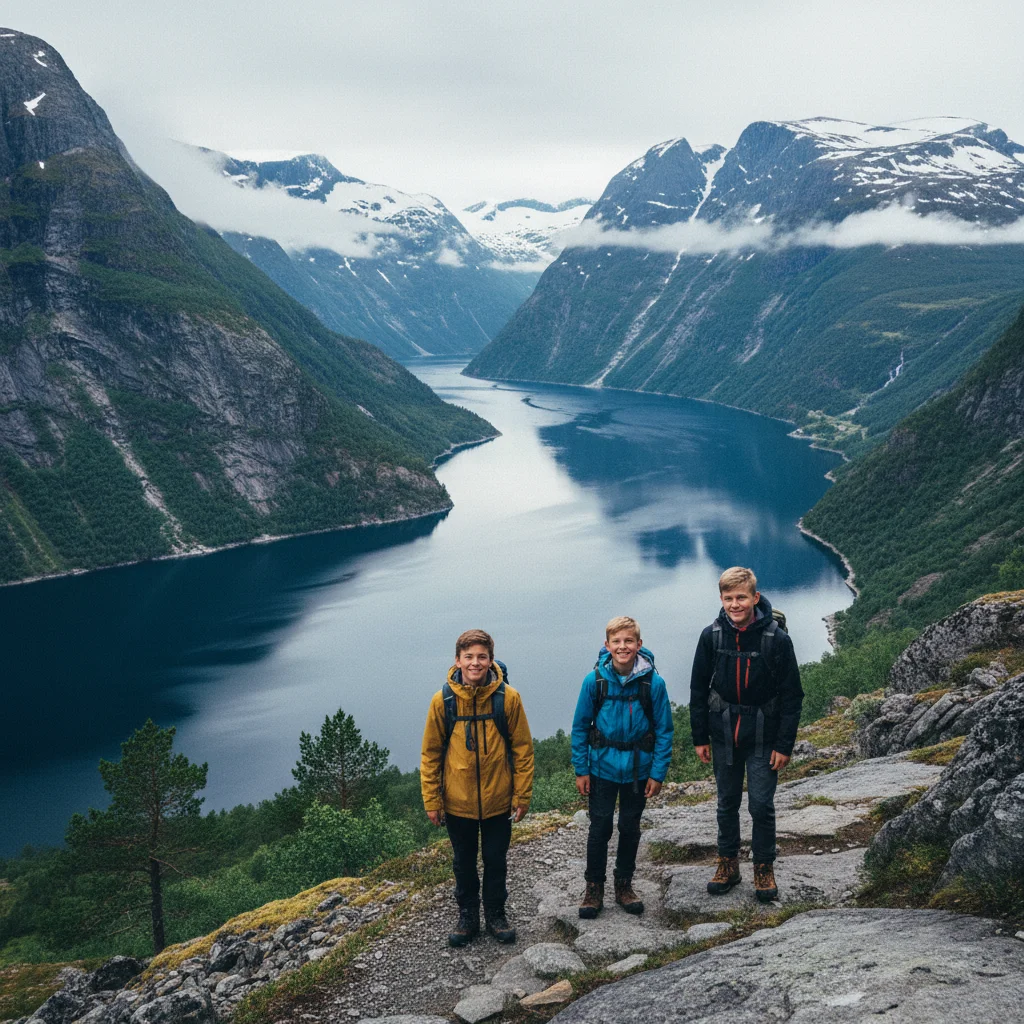 Norwegen mit Teenagern