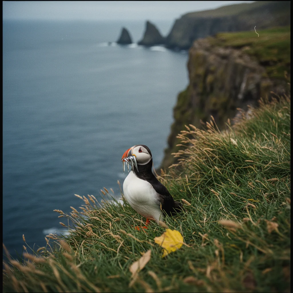 Papageientaucher in Island
