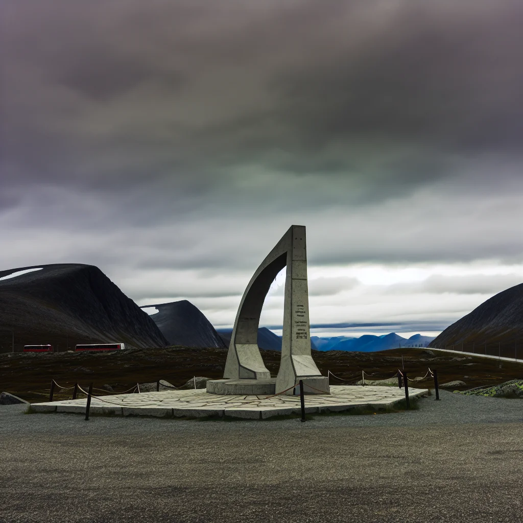 Der Polarkreis in Norwegen