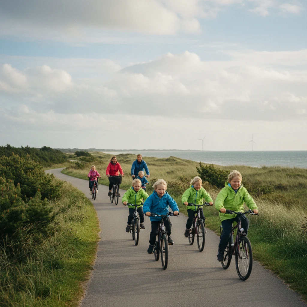 Radfahren mit Kindern in Dänemark