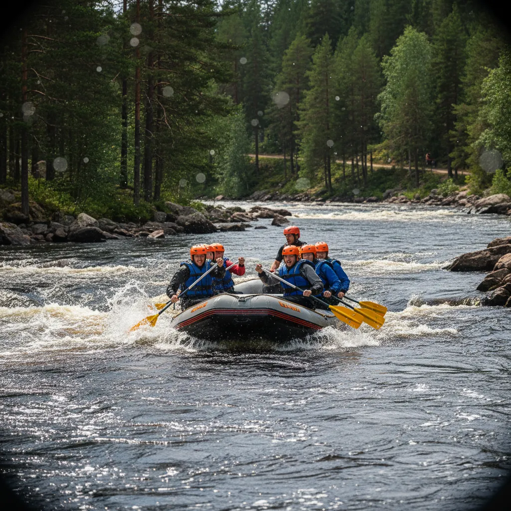 Rafting in Schweden