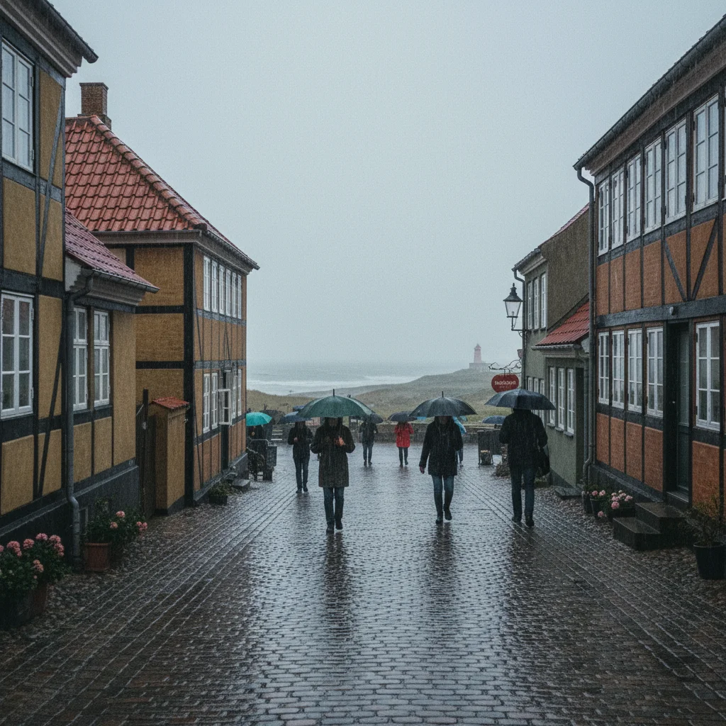 Regenwetter in Dänemark
