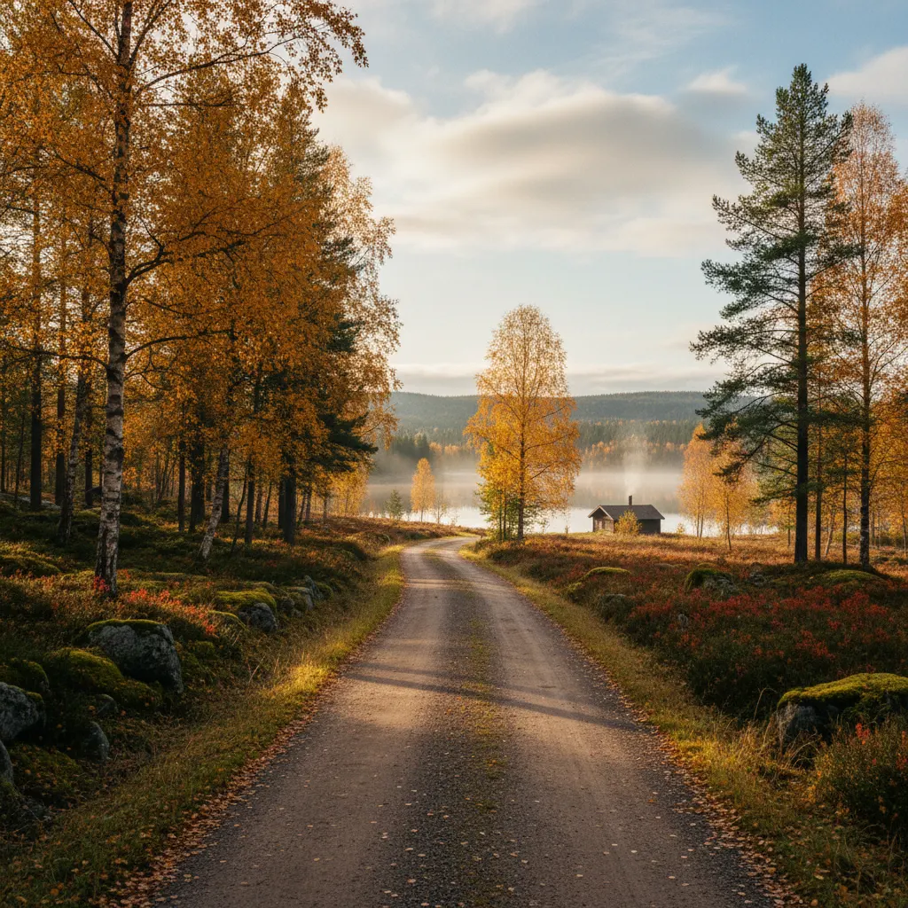 Ruska: Herbstfärbung in Finnisch-Lappland