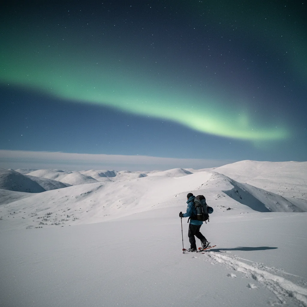 Schneeschuhwandern in Norwegen