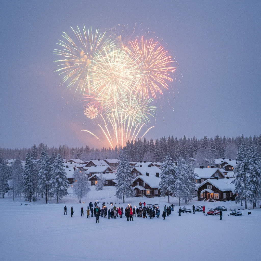 Silvester in Finnland