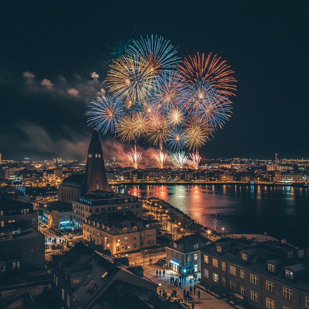Silvester auf Island