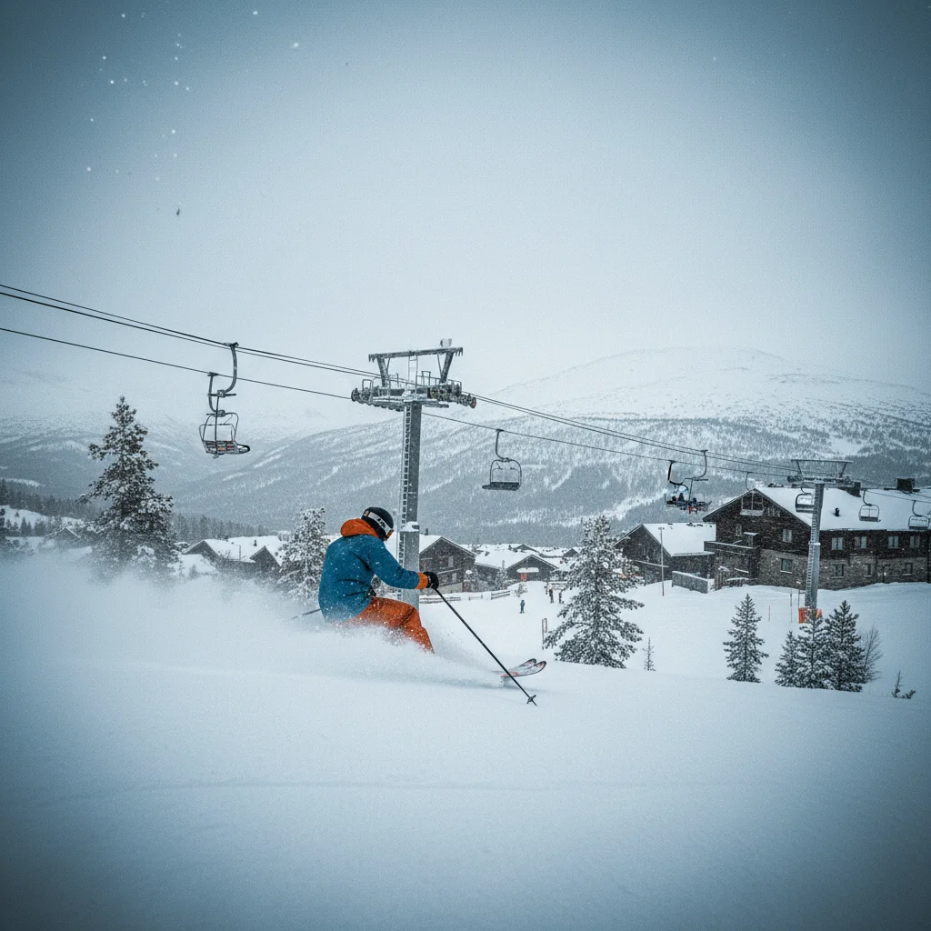 Skifahren in Schweden
