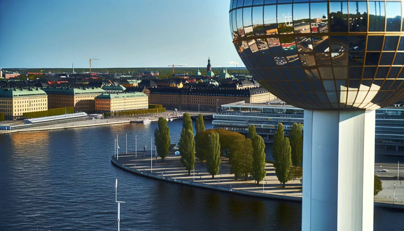 Skyview Stockholm: Aussicht vom Ericsson Globe