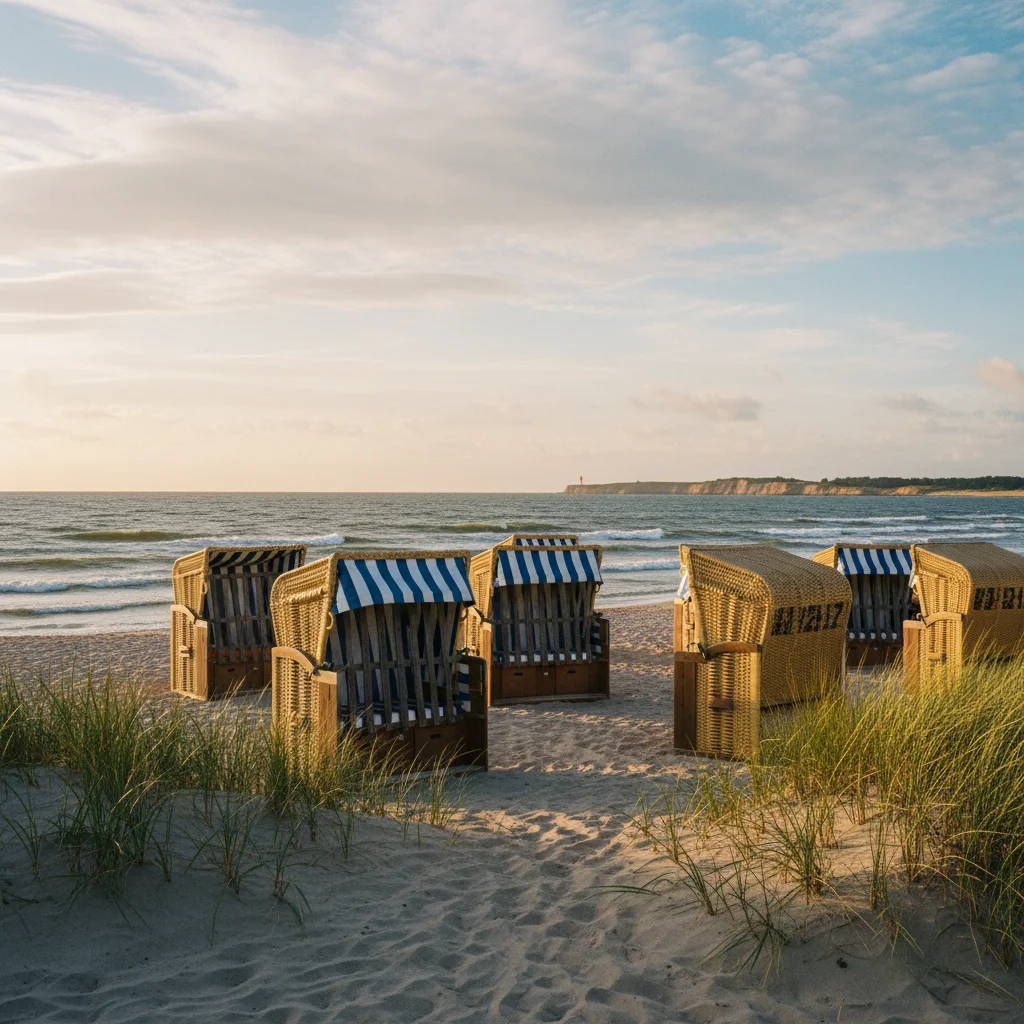 Strandkörbe an der Ostsee