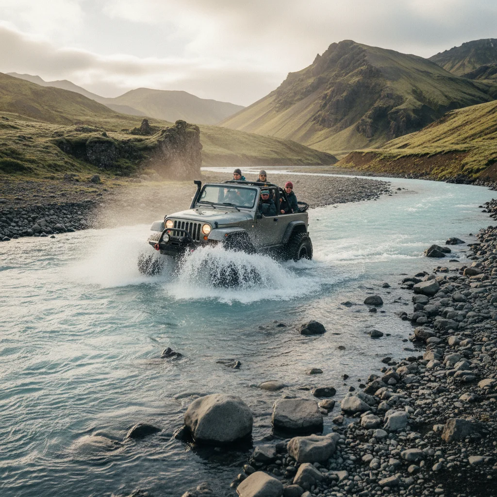 Super-Jeep Touren auf Island