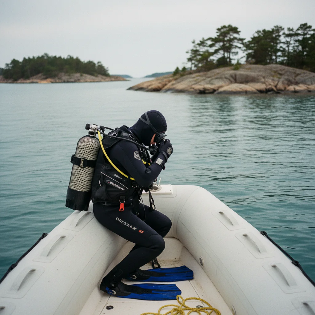 Tauchen in Schweden
