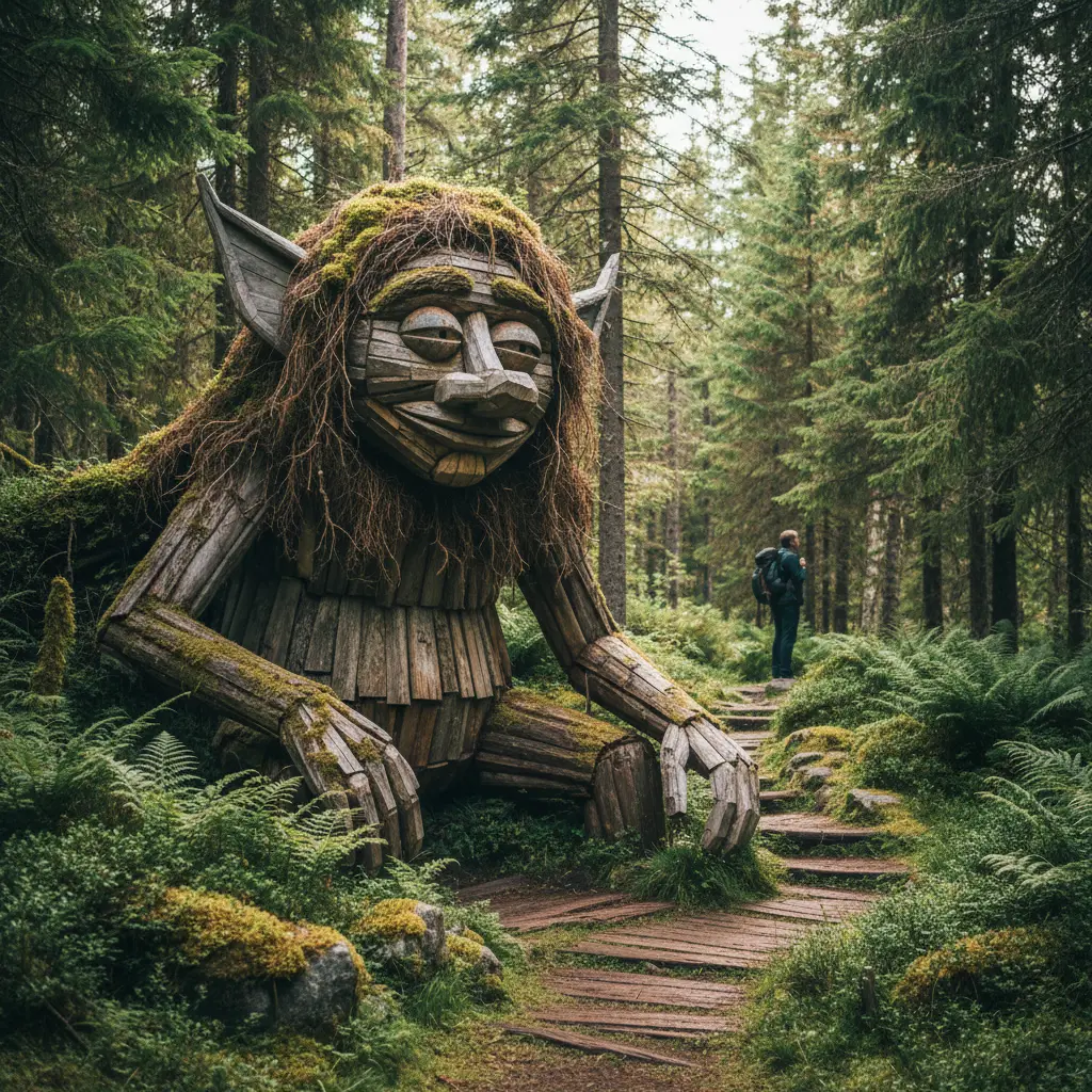 Trolle, Elfen und Nisse in Skandinavien