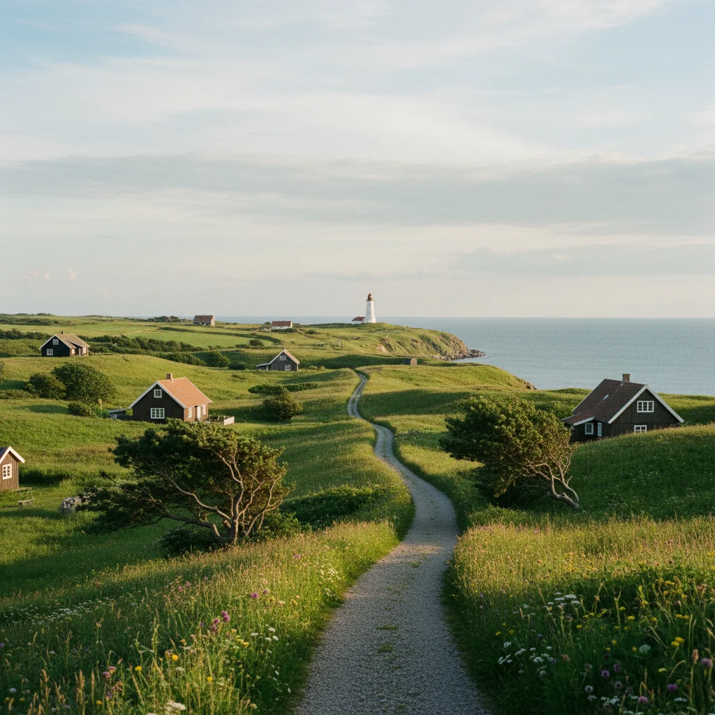 Tunø: Autofreie Insel mit Kirchturm-Leuchtturm