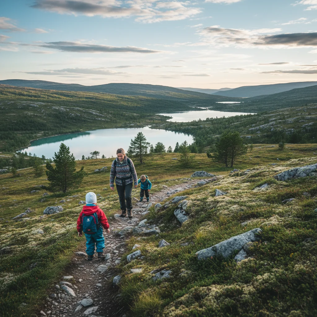 Wandern mit Kindern in Skandinavien