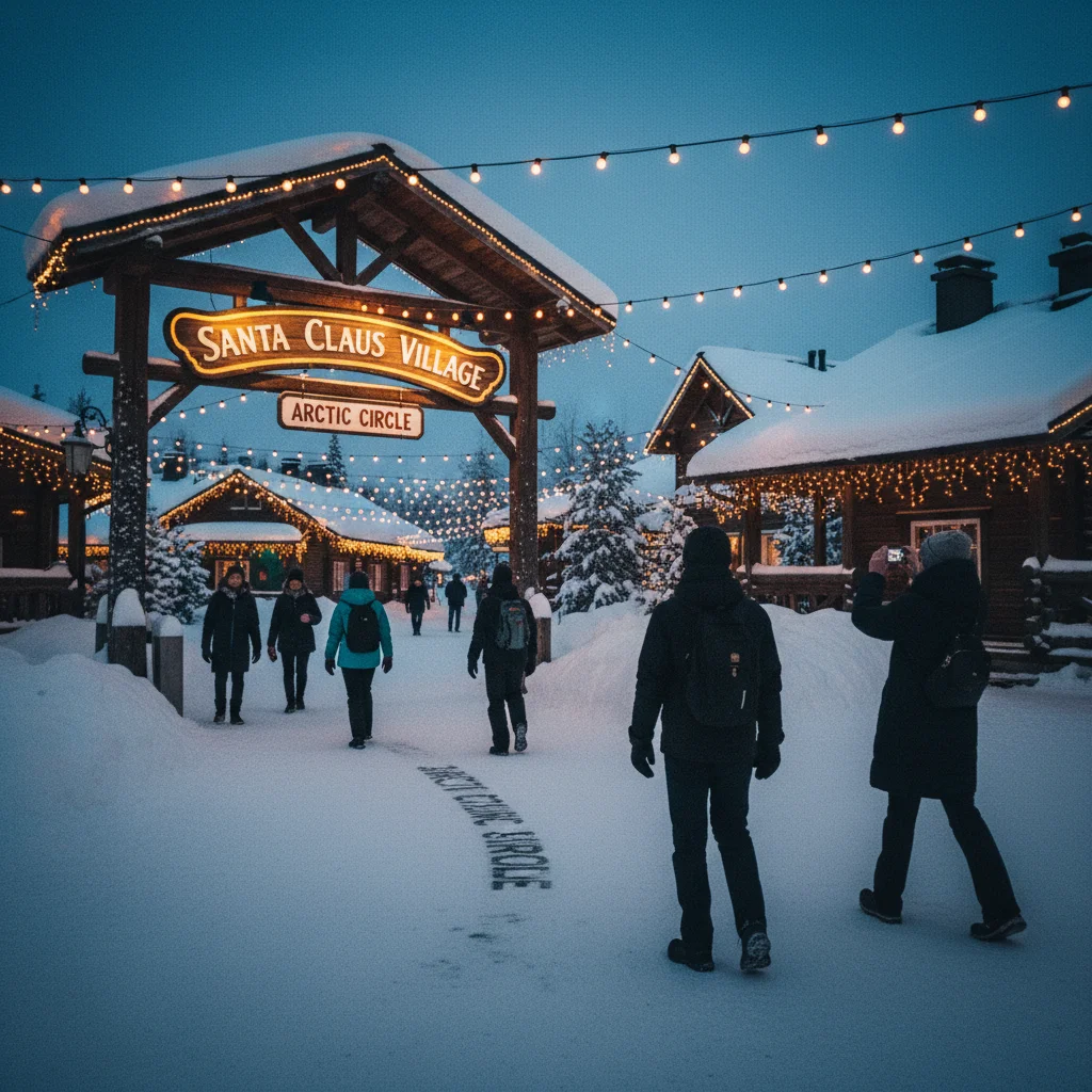Weihnachtsmann in Lappland