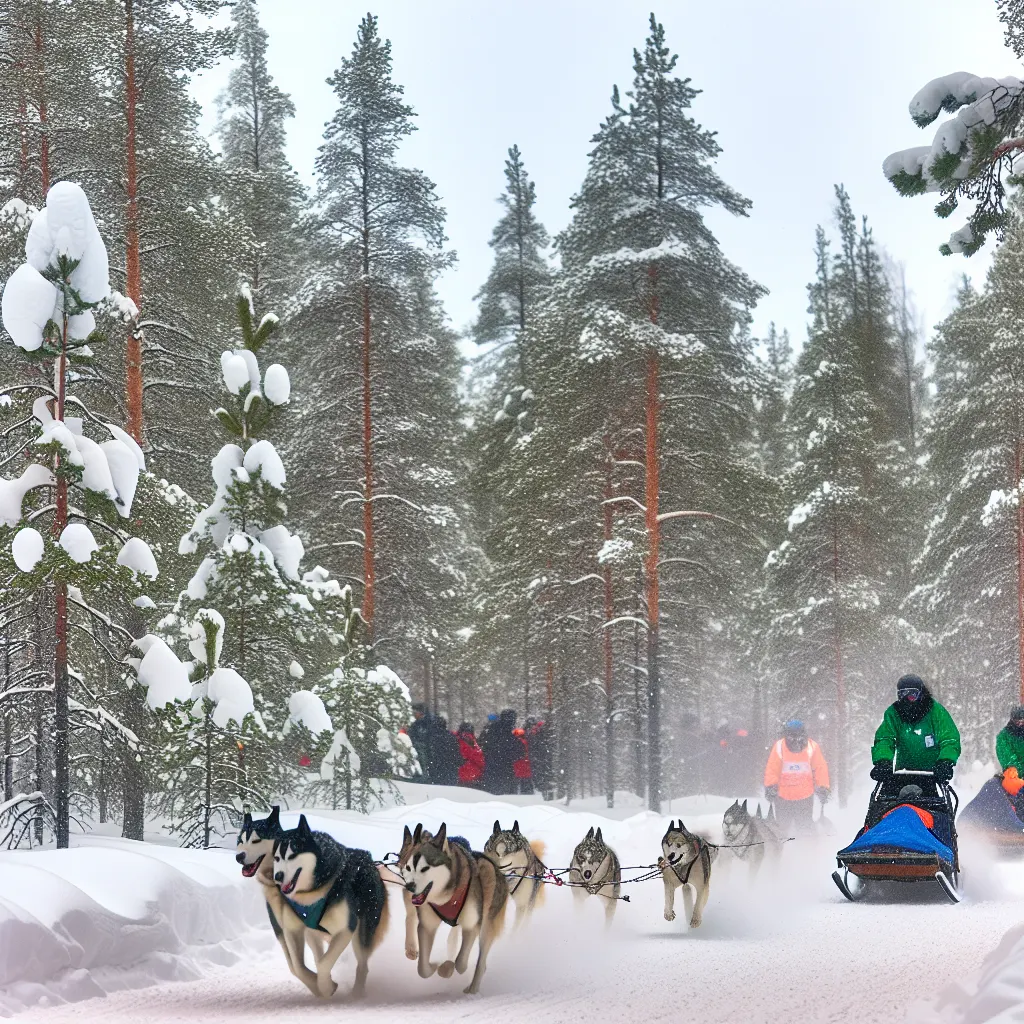 Winteraktivitäten in Finnland