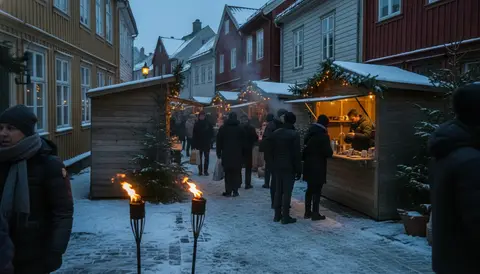 Weihnachtsdorf in Norwegen 2026: wo Weihnachten eine ganze Stadt übernimmt