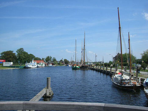 Der Museumshafen in Greifswald an der Ostsee - Regionen der Ostsee