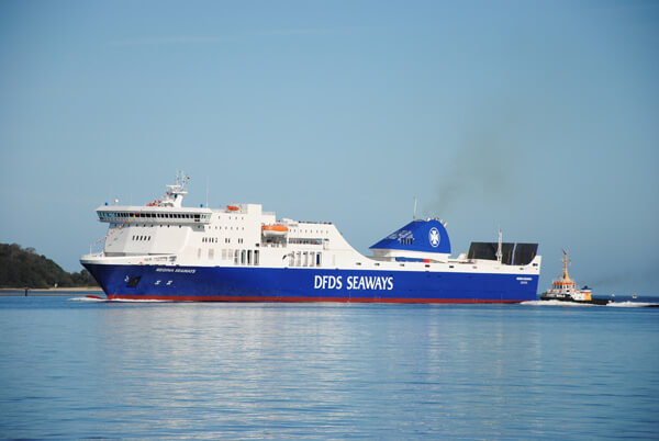 Eine der Fähren von Kiel nach Klaipeda: REGINA SEAWAYS