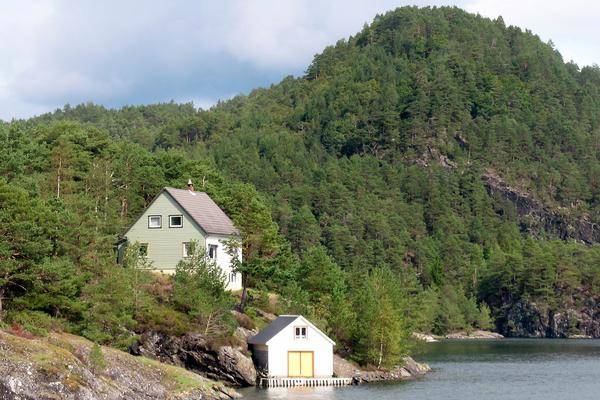 Ferienhaus am Hardangerfjord in Norwegen