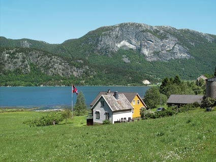 Ferienhaus am Sognefjord in Norwegen