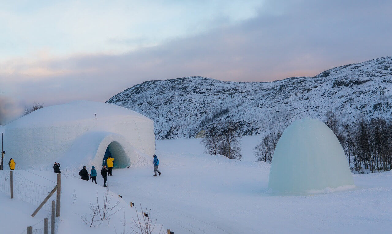 Finland ice hut