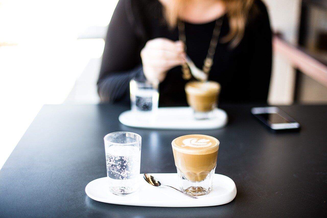 Kaffee im Restaurant