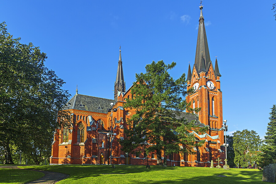 Gustav Adolfs Kirche in Sundsvall
