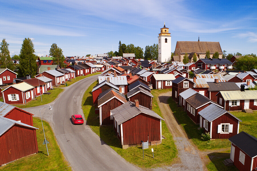 Gammelstad Kyrkstad in Luleå