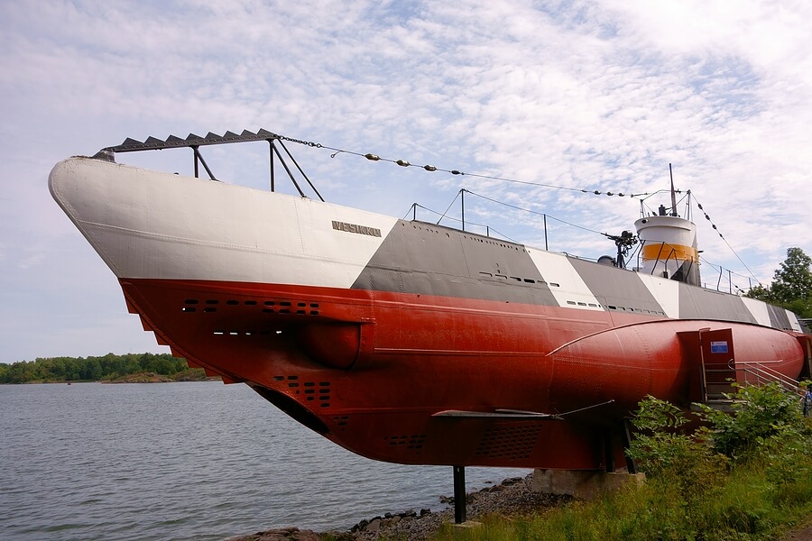 U-Boot Vesikko auf Suomenlinna